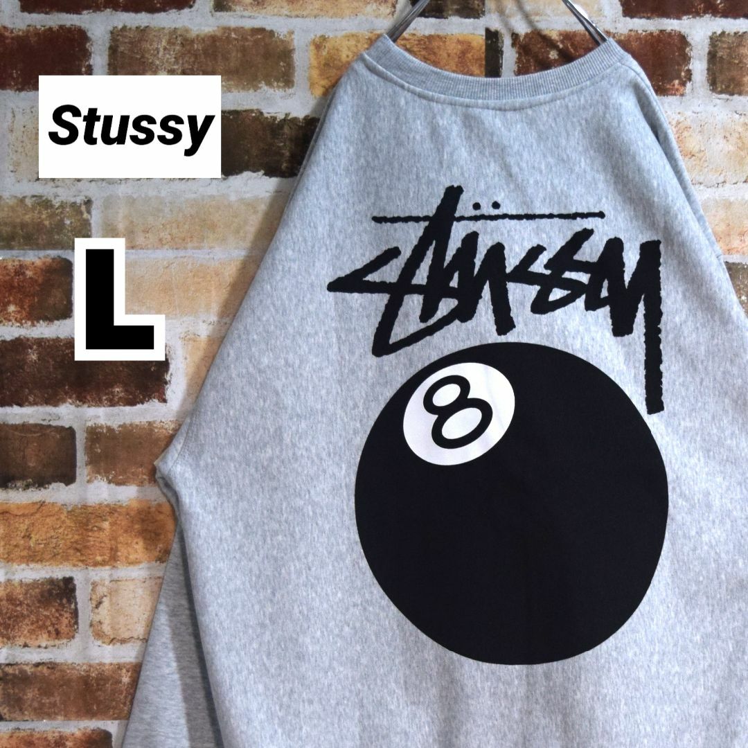 STUSSY - 《ステューシー》正規・新品タグ 8ボール グレー L ...