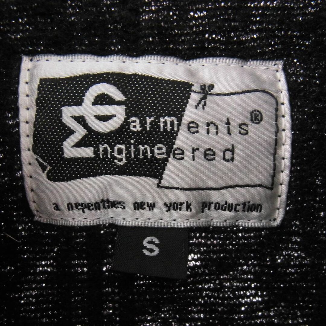 Engineered Garments(エンジニアードガーメンツ)のEngineered Garments エンジニアードガーメンツ ジャケット ショールカラー ベルテッド ウール ニット ジャケット ブラック系 S【中古】 メンズのジャケット/アウター(その他)の商品写真