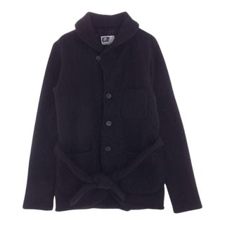 エンジニアードガーメンツ(Engineered Garments)のEngineered Garments エンジニアードガーメンツ ジャケット ショールカラー ベルテッド ウール ニット ジャケット ブラック系 S【中古】(その他)