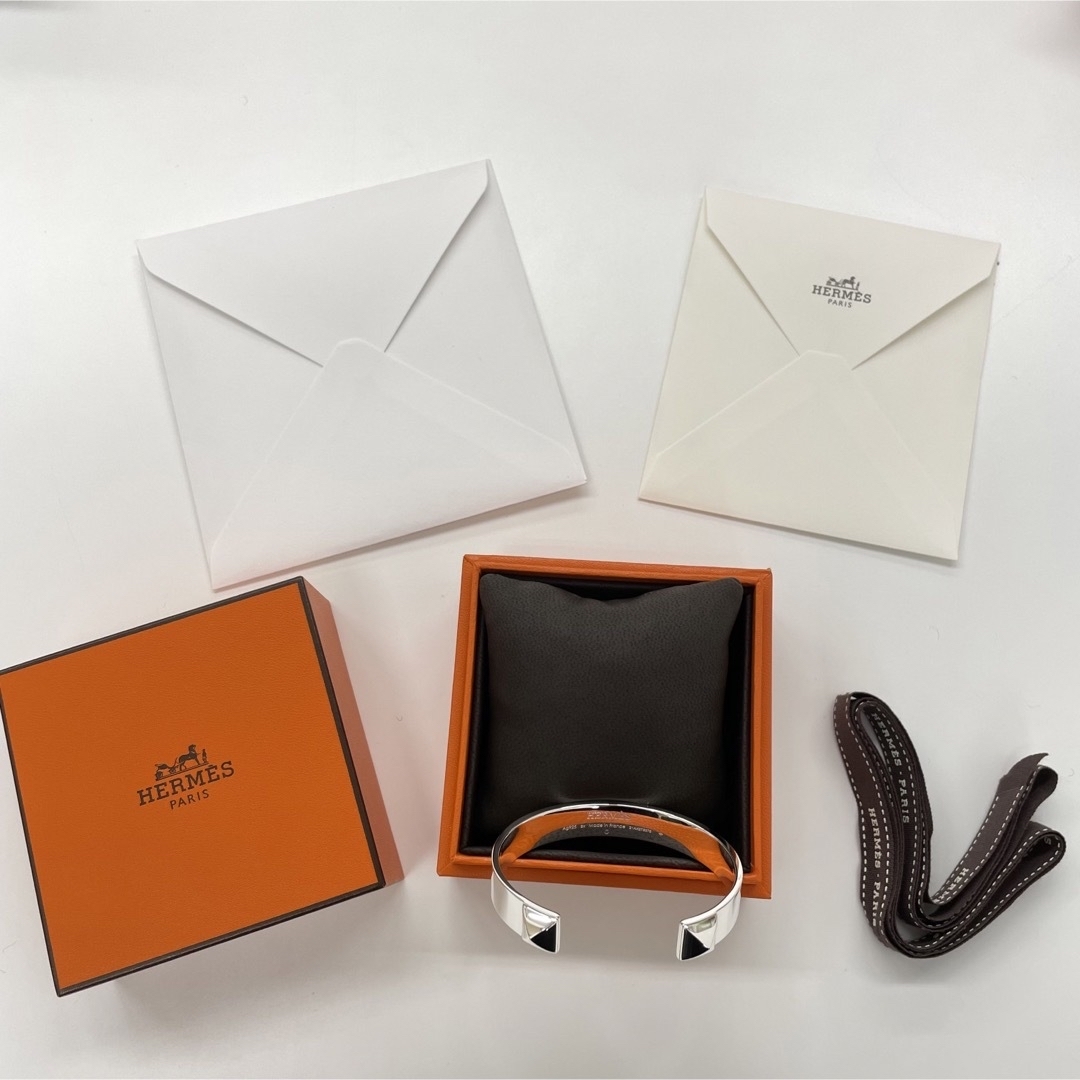 Hermes - HERMES エルメス シルバー ミニ・クルーブレスレット バングルsh 新品 の通販 by ミア｜エルメスならラクマ