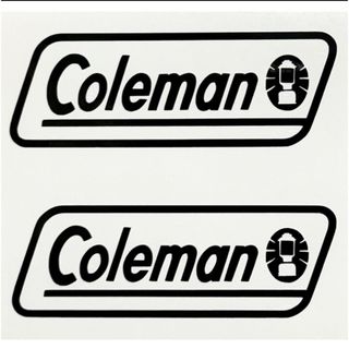 コールマン(Coleman)のColeman コールマン ステッカー◆2点◆黒グロス◆ミニ◆(その他)