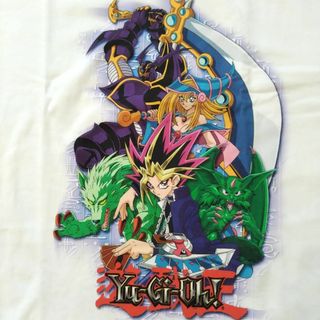 遊戯王 Tシャツ XL 白 アニメTシャツ 遊☆戯☆王 海外オフィシャル *