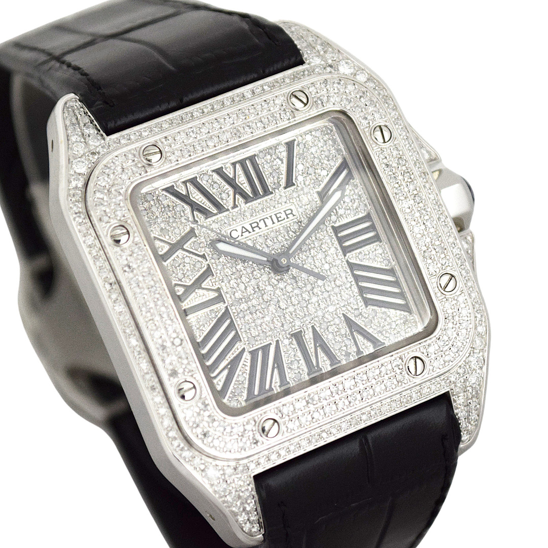 Cartier カルティエ  サントス100 LM   W20073X8  メンズ 腕時計