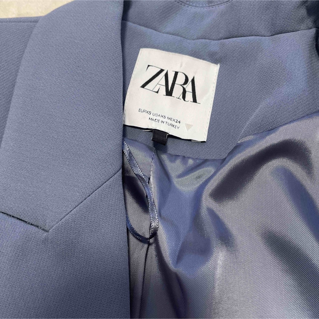 ZARA(ザラ)の【ZARA】ザラ　クロップド　ショート丈　ジャケット(てん様専用) レディースのジャケット/アウター(テーラードジャケット)の商品写真