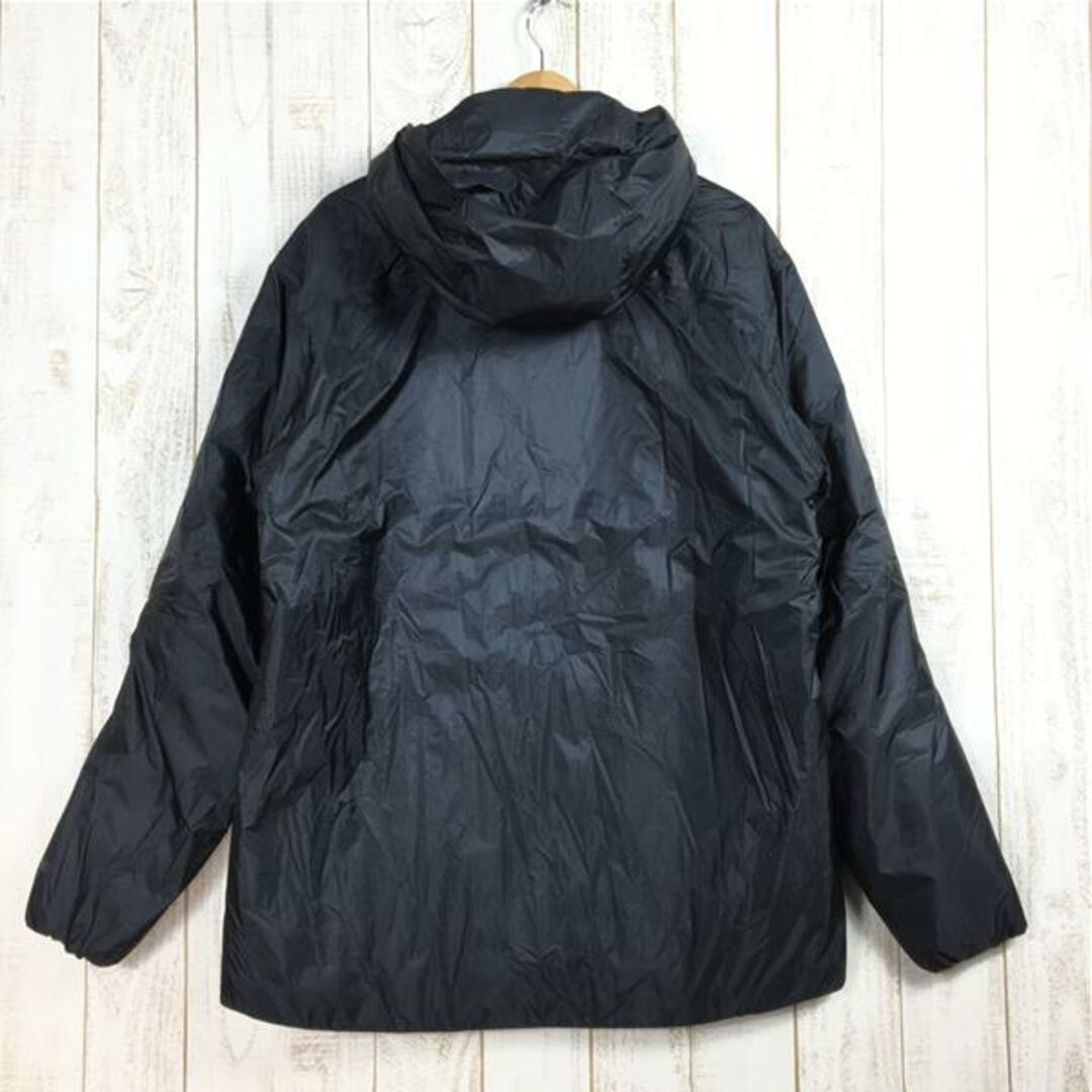 MENs L パタゴニア マイクロパフ ストーム ジャケット Micro Puff Storm Jacket プルマフィル インサレーション  H2No防水 フーディ ビレイパーカ 入手困難 PATAGONIA 31715 BLK Black ブラック系