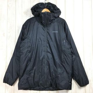 パタゴニア(patagonia)のMENs L  パタゴニア マイクロパフ ストーム ジャケット Micro Puff Storm Jacket プルマフィル インサレーション H2No防水 フーディ ビレイパーカ 入手困難 PATAGONIA 31715 BLK Black ブラック系(その他)