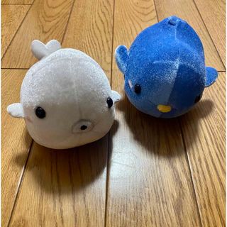 ぬいぐるみ アザラシ ペンギン お風呂 浮く おもちゃ セット(お風呂のおもちゃ)