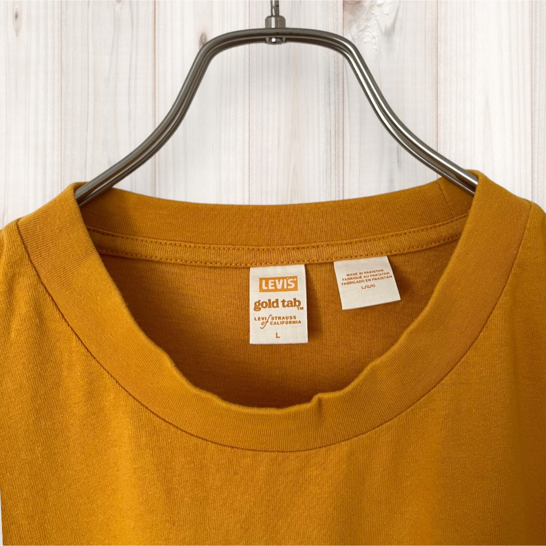 Levi's(リーバイス)のLEVI'S gold tab Tシャツ GOLDEN ORANGE Lサイズ メンズのトップス(Tシャツ/カットソー(半袖/袖なし))の商品写真