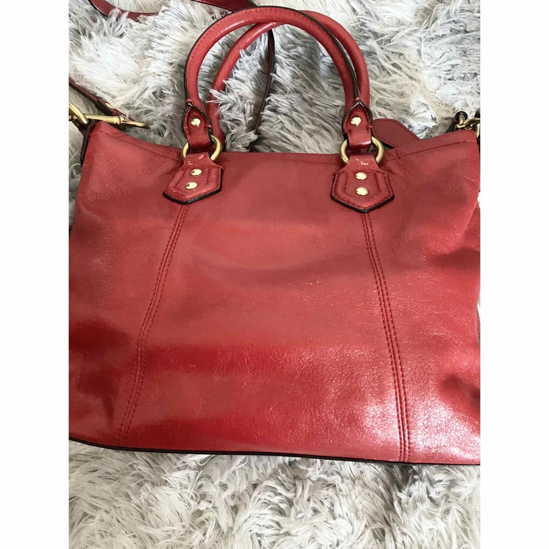 COACH コーチ 2way ハンドバッグ ショルダーバッグ ゴールド金具 本皮 1