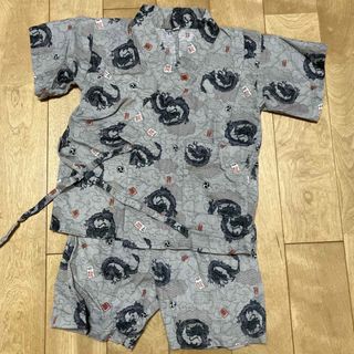 マザウェイズ(motherways)の甚平 男の子 size90 グレー 龍(甚平/浴衣)