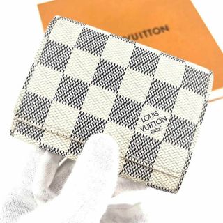 ヴィトン(LOUIS VUITTON) ダミエ・アズール 名刺入れ/定期入れ ...