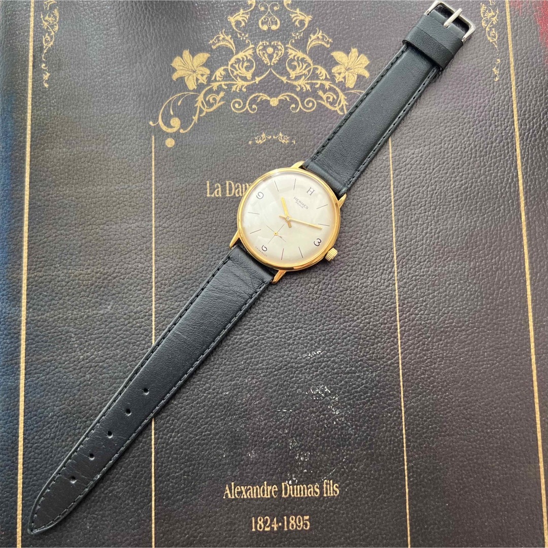 【一目惚れ】OH済 HERMES PARIS エルメス 14KGP 腕時計 1