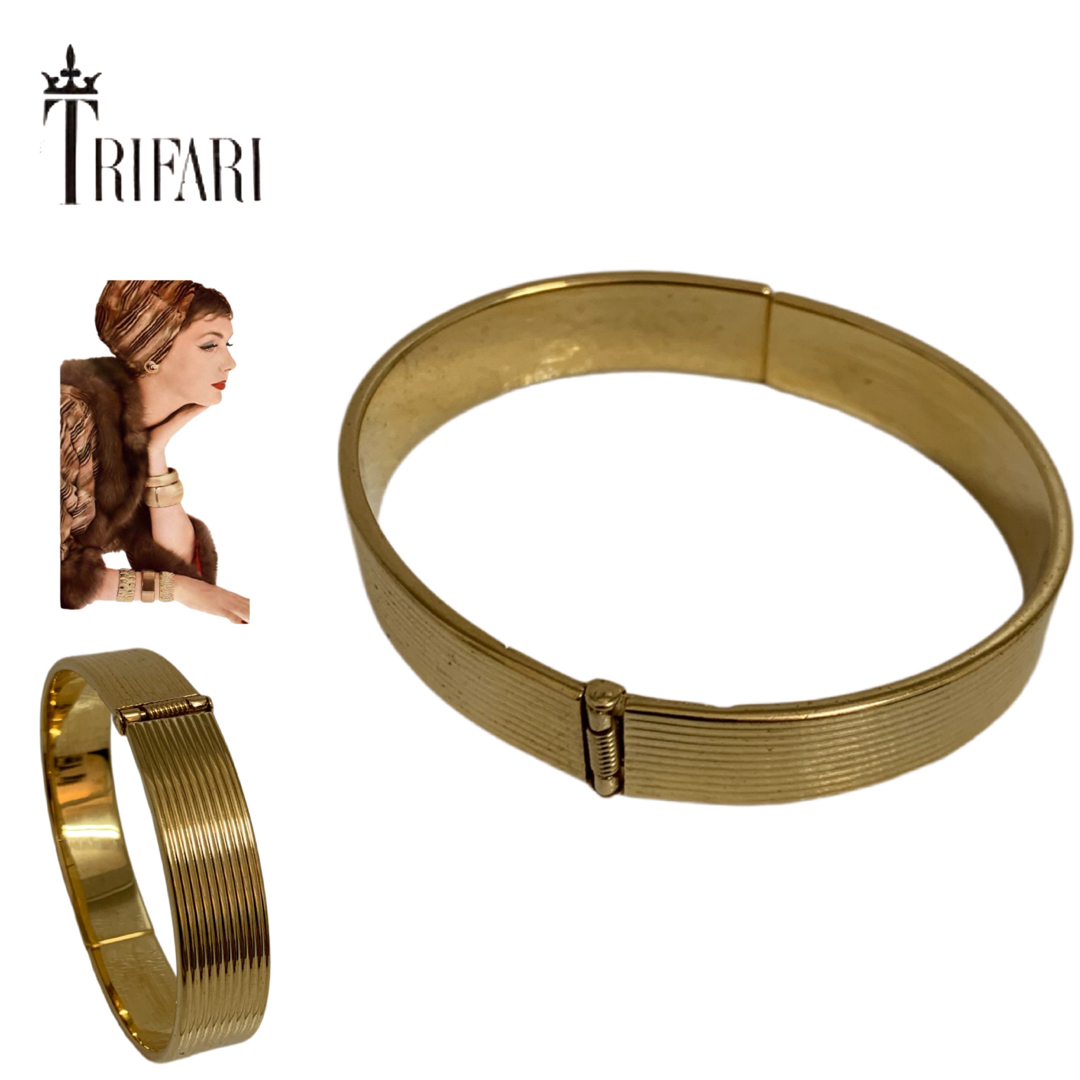 TRIFARI VINTAGE CROWN TRIFARI 50s ブレスレット