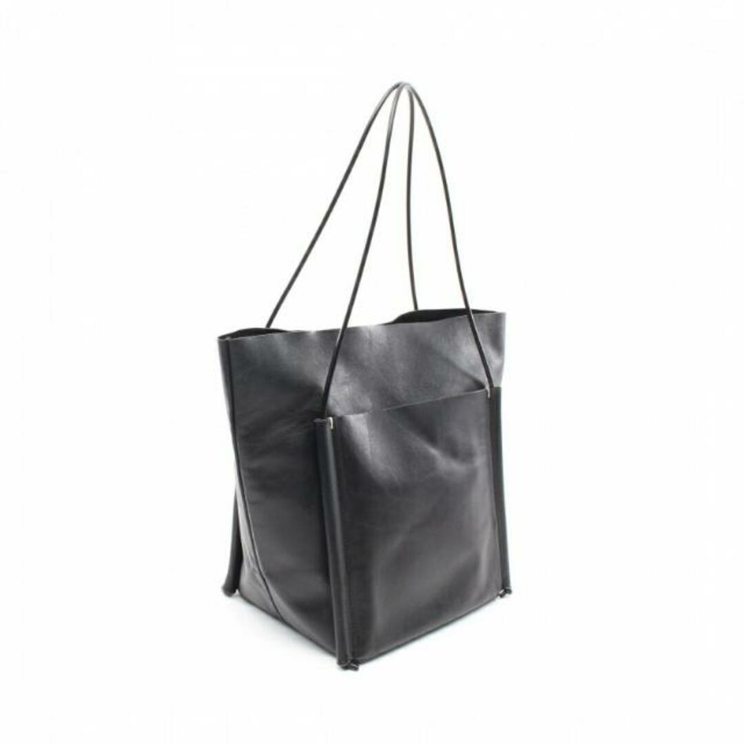 Pocket Tote ショルダーバッグ トートバッグ レザー ブラック