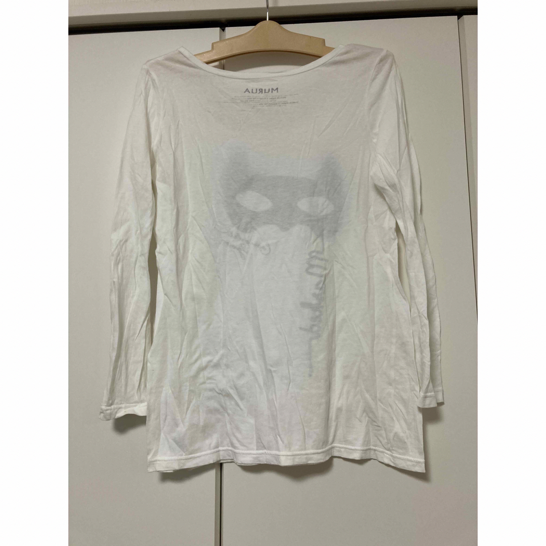 MURUA(ムルーア)のMURUAムルーア白ロンTチュニック レディースのトップス(Tシャツ(長袖/七分))の商品写真