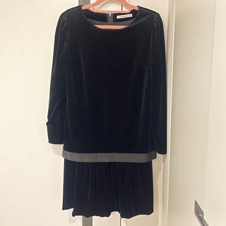 M-PREMIER　couture ワンピース サイズ32 カーキ