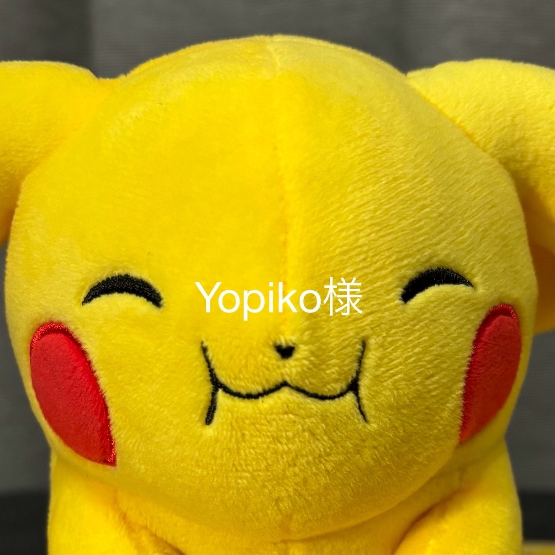 ポケモン(ポケモン)の激レア　My PIKACHU マイ　ピカチュウ　まんぷく　オス　♂ エンタメ/ホビーのおもちゃ/ぬいぐるみ(ぬいぐるみ)の商品写真