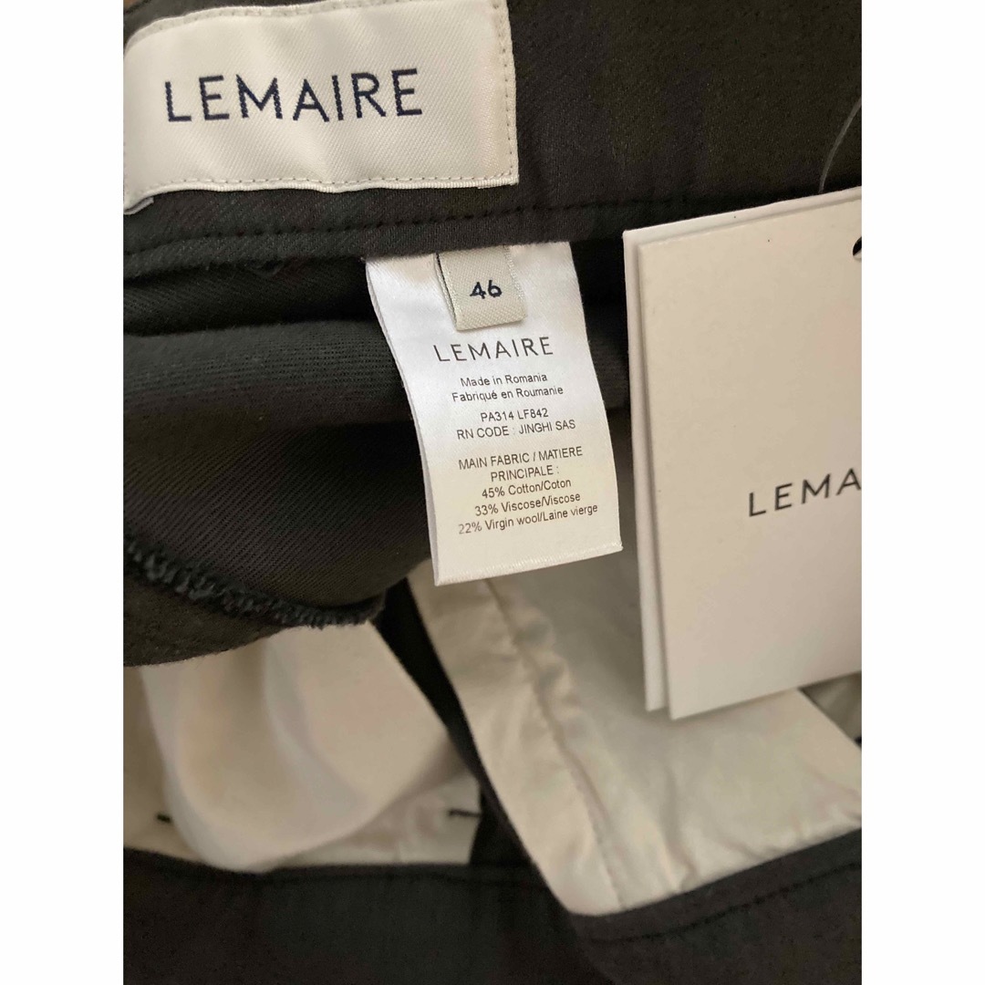 lemaire 22aw loose pleated pants 2