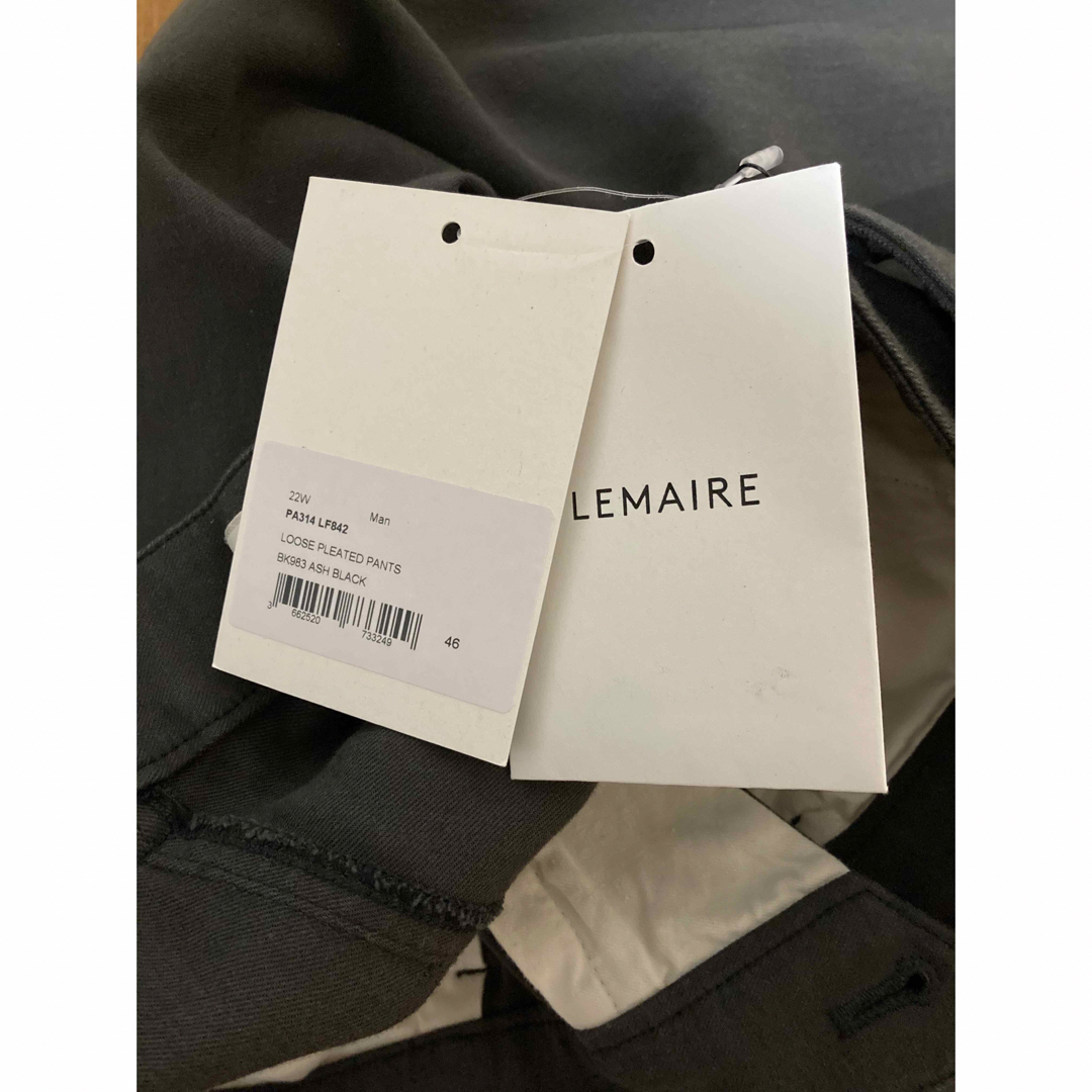 lemaire 22aw loose pleated pants 3