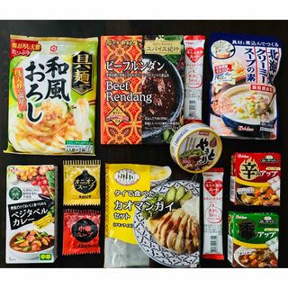 シンジュクナカムラヤ(新宿中村屋)の人気食品まとめ売り🉐12点セット🉐新宿中村屋ビーフルンダン カオマンガイの素 等(インスタント食品)