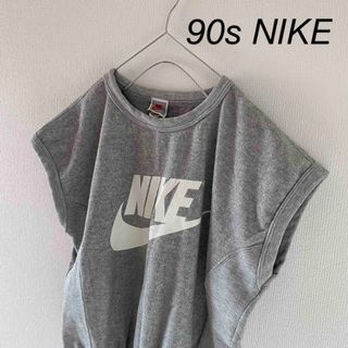 ナイキ(NIKE)の90sNIKEナイキ銀タグベストメンズグレー灰レイヤードm(ベスト)