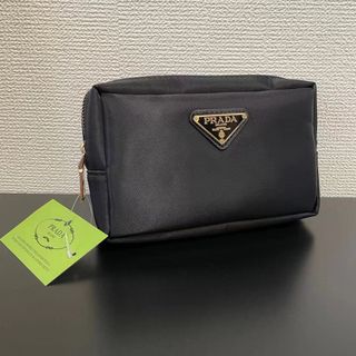 美品　プラダ　PRADA　ポーチ3点セット　ブラック×2　カーキ