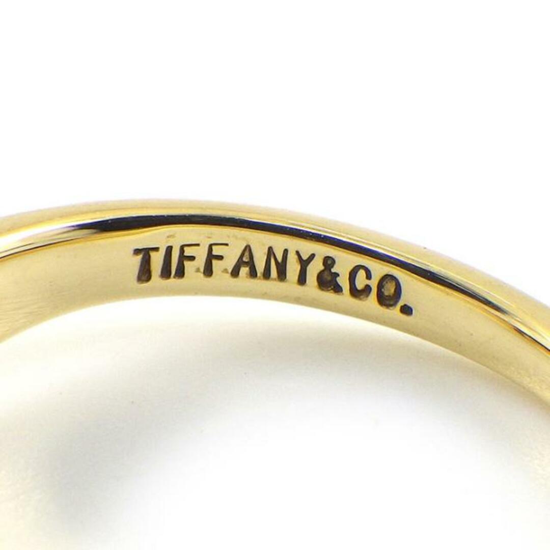 Tiffany & Co.(ティファニー)のティファニー Tiffany & Co. リング カーブド V ウェーブ バンド 1ポイント ダイヤモンド K18YG 7.5号 【中古】 レディースのアクセサリー(リング(指輪))の商品写真