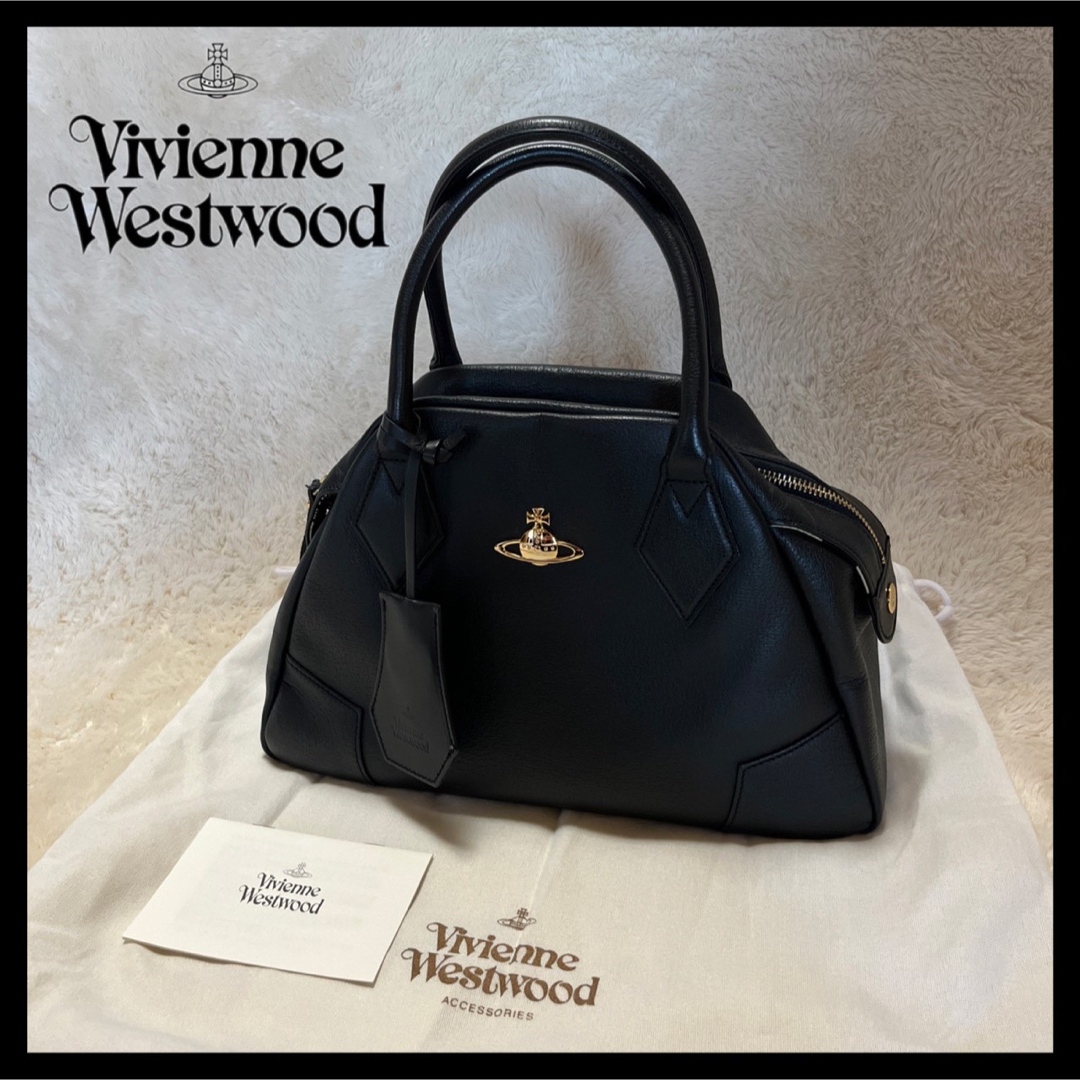 【未使用級】ViVienneWestwood レザーハンドバッグ