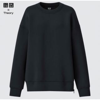 ♥ユニクロ♥UNIQLO トレーナー/スウェット(XL)ブラック/黒