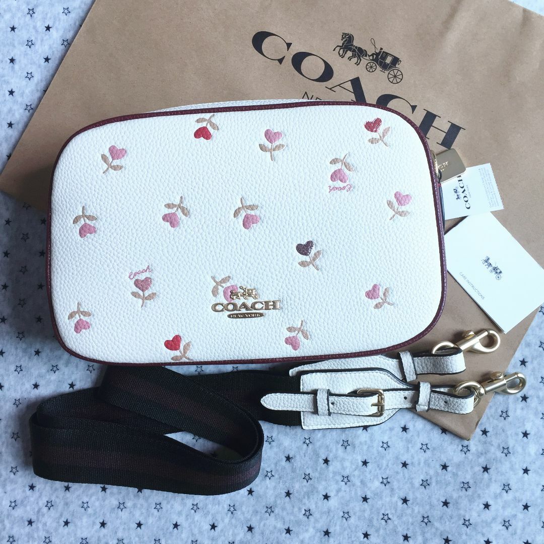 8cmショルダーコーチ/COACH ショルダーバッグ C2835 花柄 クロスボディー新品