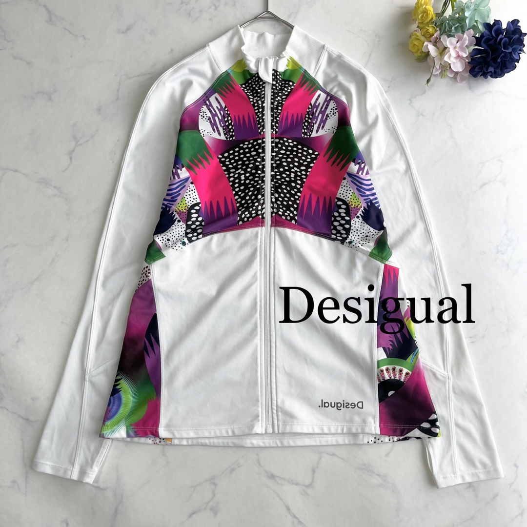 Desigual デシグアル SPORTS ジャージ ジップアップ Lサイズ