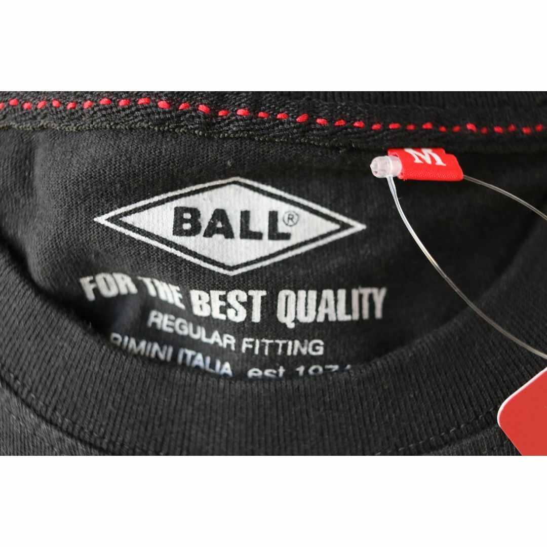 BALL(ボール)のBALL(新品未使用)ヘビーウェイトBOX刺繡ロゴTシャツ メンズのトップス(Tシャツ/カットソー(七分/長袖))の商品写真