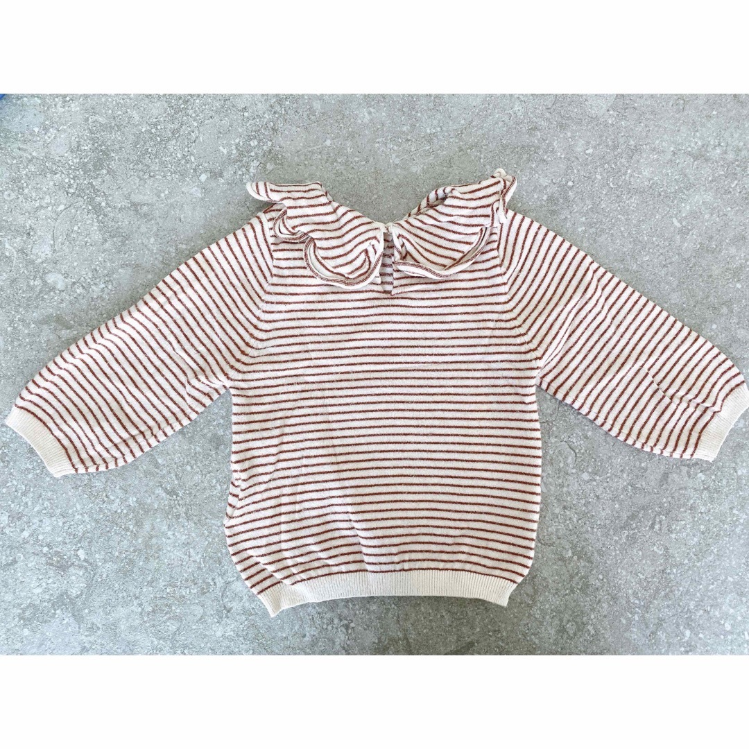 petit main(プティマイン)の【美品】プティマイン　ニット 2枚セット 80 キッズ/ベビー/マタニティのベビー服(~85cm)(ニット/セーター)の商品写真