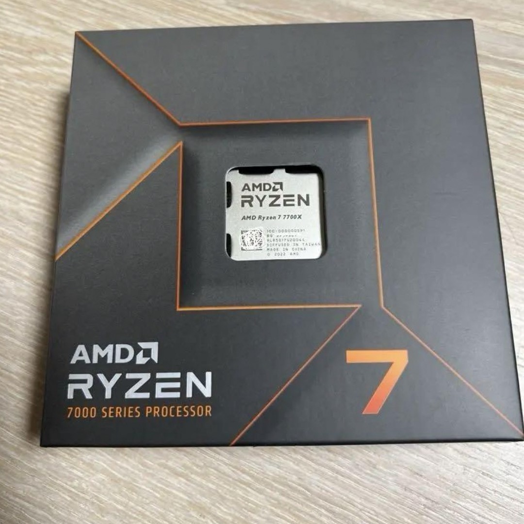 AMD RYZEN 7 7700xPCパーツ