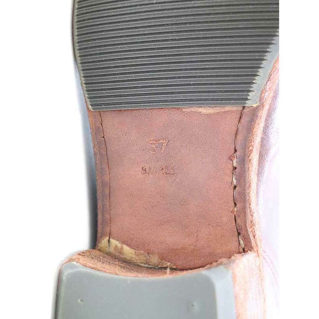 GUIDI グイディ バックジップヒールロングブーツ レッドブラウン 37 レディースの靴/シューズ(ブーツ)の商品写真