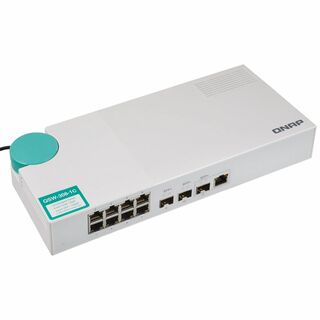 QNAP(キューナップ） 10GbEスイッチ 3ポート 10GbE SFP+ポー(PC周辺機器)