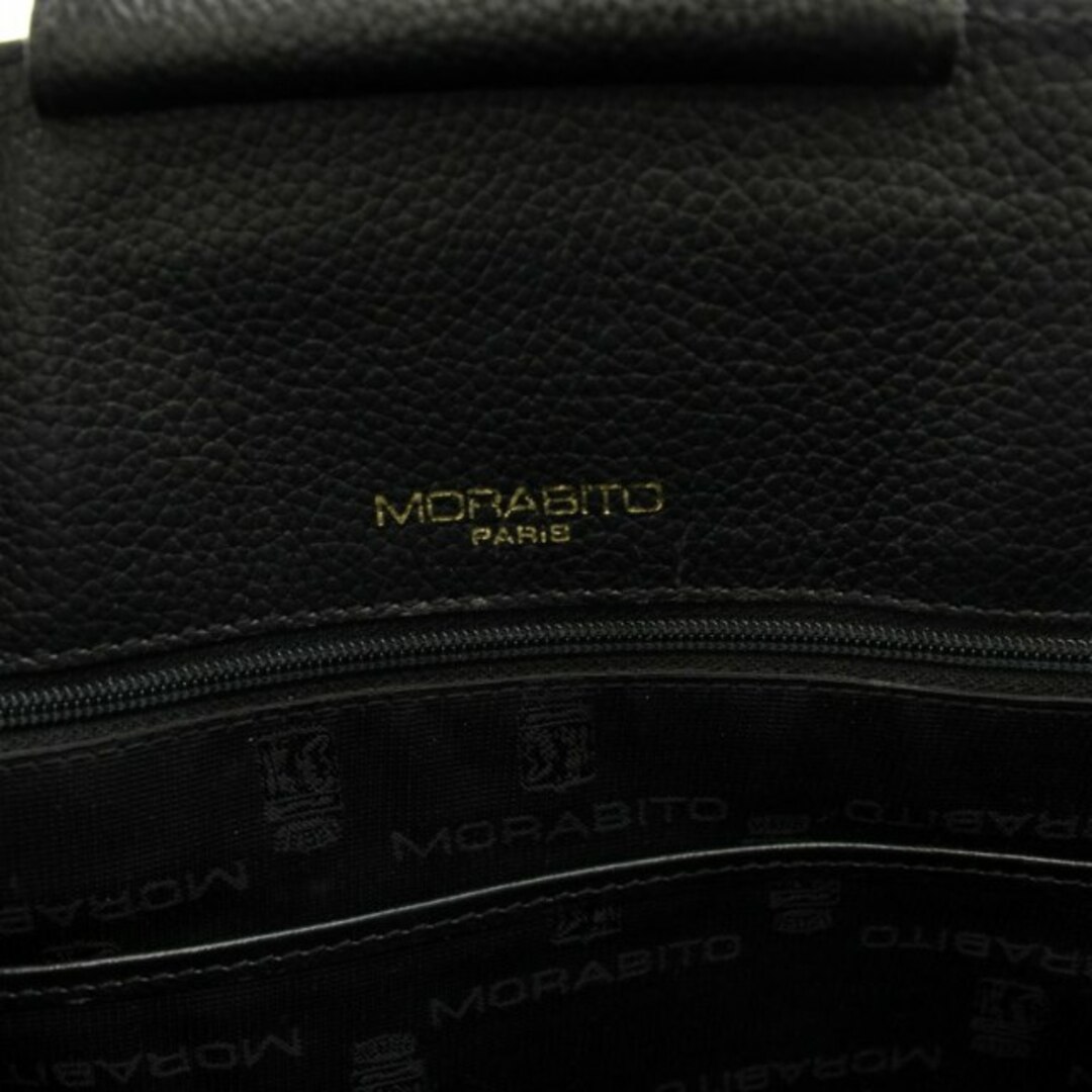 MORABITO(モラビト)のモラビト ディーバ DIVA ハンドバッグ レザー クロシェット 黒 ゴールド レディースのバッグ(ハンドバッグ)の商品写真
