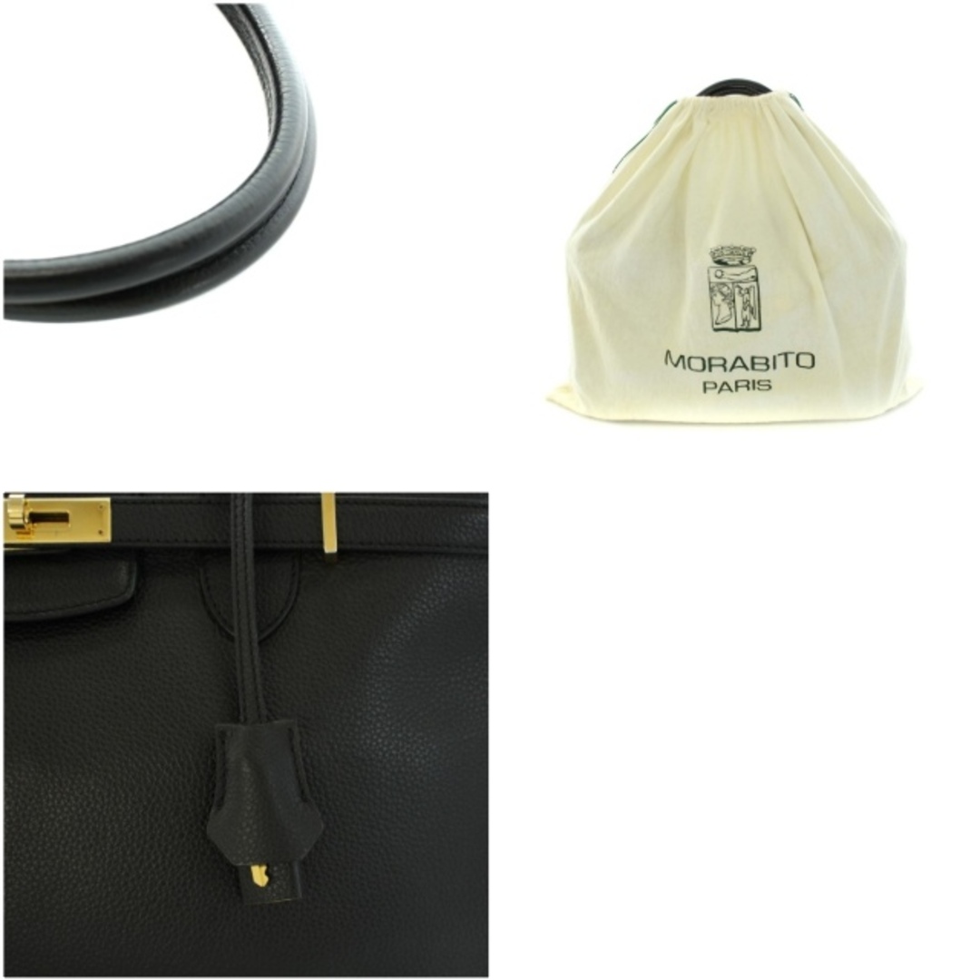 MORABITO(モラビト)のモラビト ディーバ DIVA ハンドバッグ レザー クロシェット 黒 ゴールド レディースのバッグ(ハンドバッグ)の商品写真