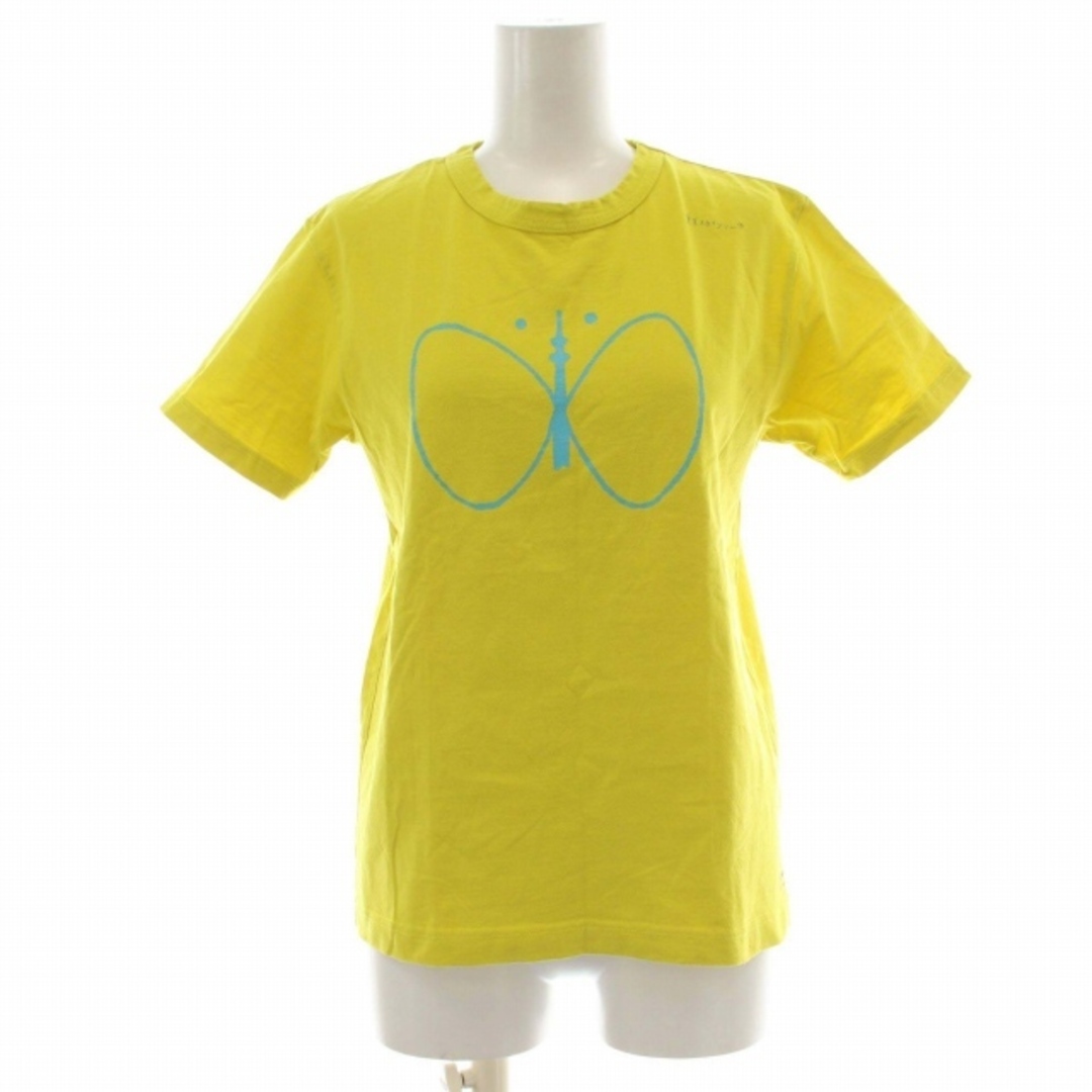 mina perhonen(ミナペルホネン)のミナペルホネン Tシャツ カットソー ST0002 半袖 XS 黄 レディースのトップス(Tシャツ(半袖/袖なし))の商品写真