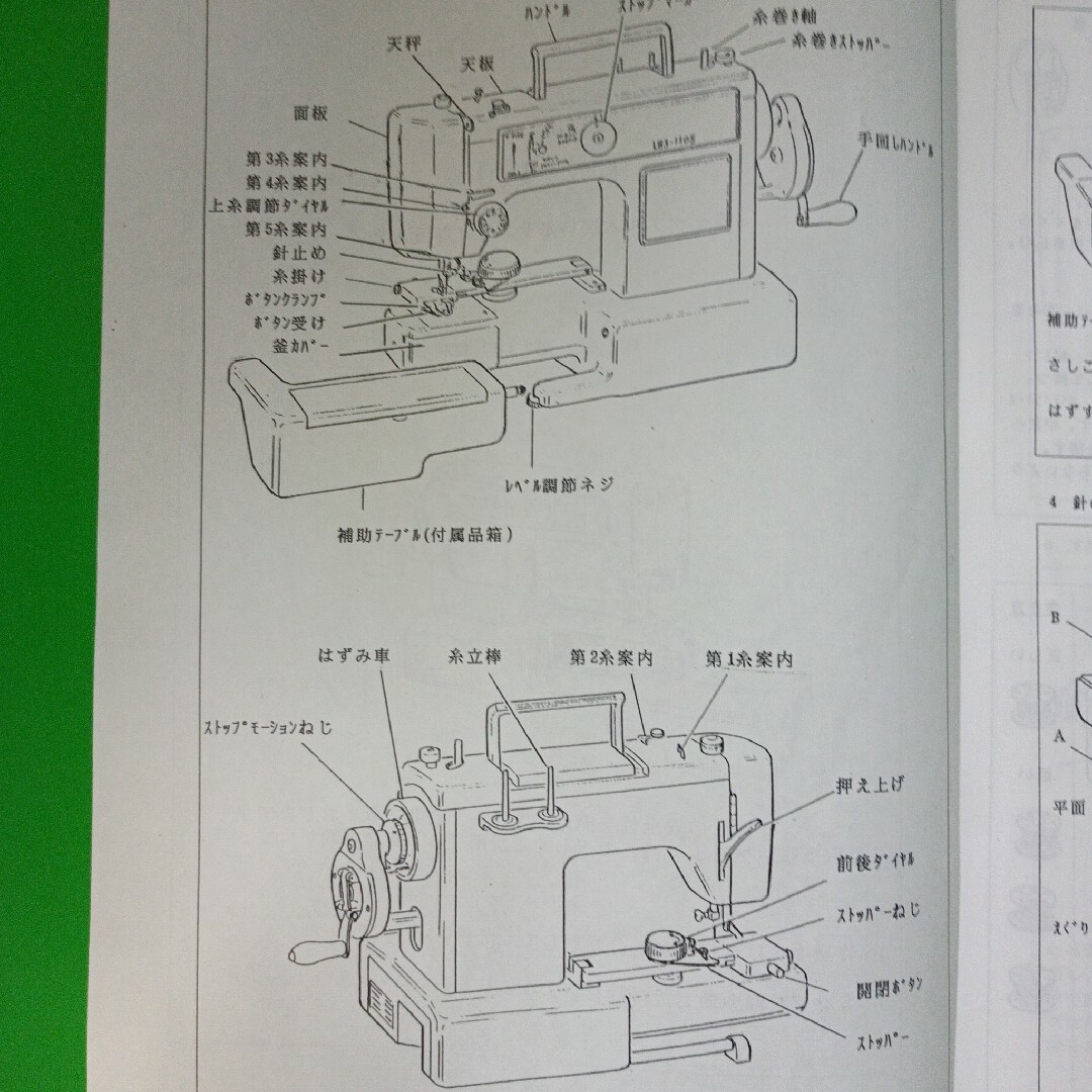 ポ―タブル本縫いボタン付け専用ミシン 7