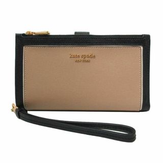 ケイトスペードニューヨーク(kate spade new york)の【新品】ケイトスペード 財布 長財布 kate spade モーガン カラーブロック フォン ウォレット ストラップ K9563 250(カフェモカ)レディース(財布)