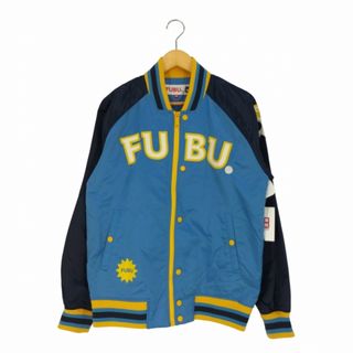 劇レア　fubu フブ　ボアジャケット　デカロゴ刺繍