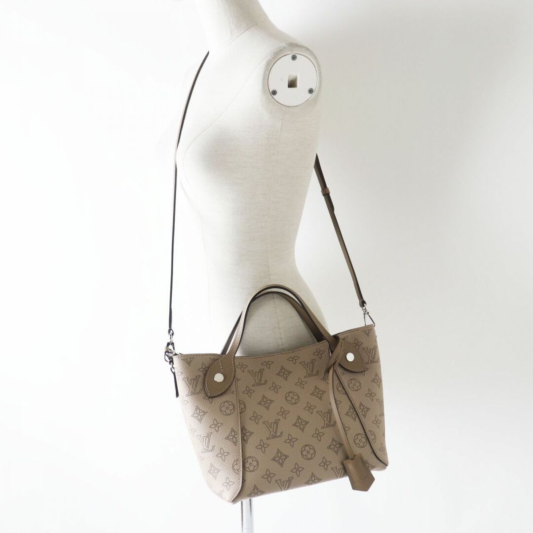 極美◎定566500円 LOUIS VUITTON ルイヴィトン M54351 ヒナ PM マヒナ 2WAY ショルダーバッグ ポーチ付き ガレ （グレージュ）レディース