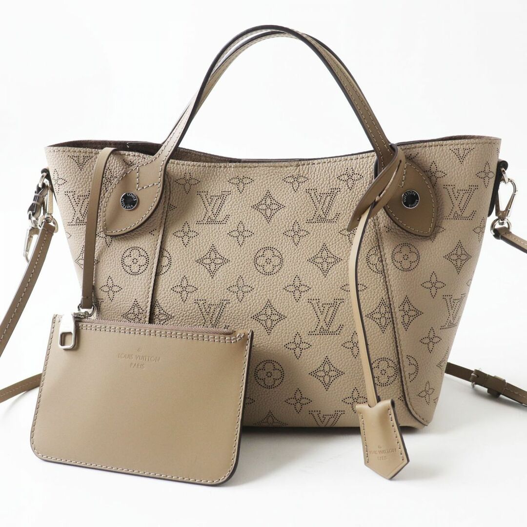 極美◎定566500円 LOUIS VUITTON ルイヴィトン M54351 ヒナ PM マヒナ 2WAY ショルダーバッグ ポーチ付き ガレ （グレージュ）レディース