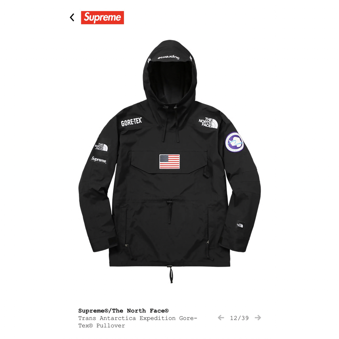 17ss supreme north face goretex