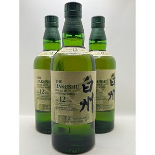 サントリー(サントリー)の★白州12年×3本 正規購入品★送料込(ウイスキー)