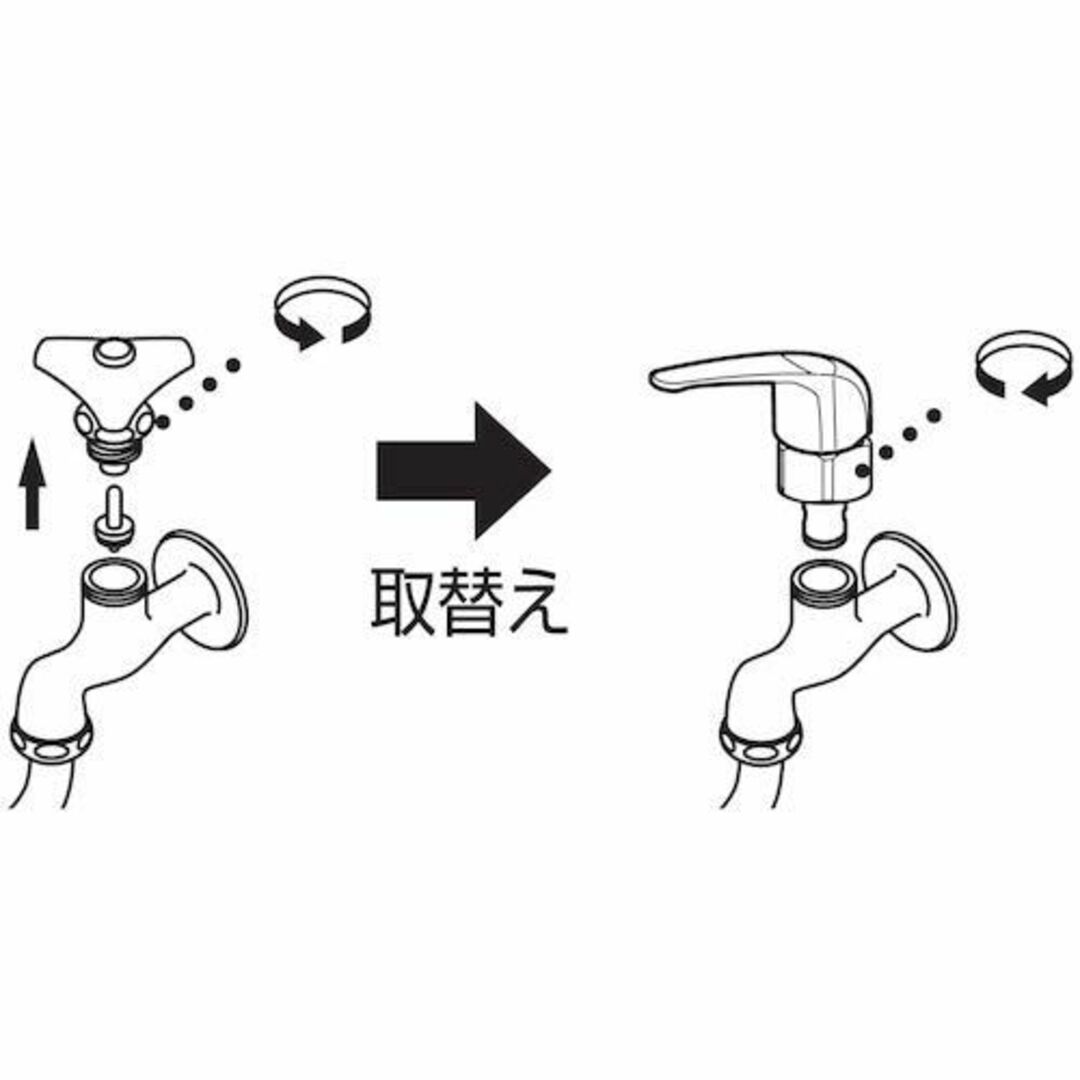 【色:メッキ】SANEI シングルレバー単水栓上部 ワンタッチで吐水・止水 感染