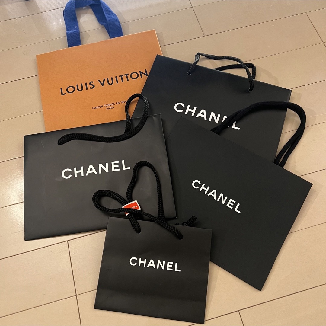 CHANEL(シャネル)のCHANEL LOUIS VUITTON Dior 紙袋 レディースのバッグ(ショップ袋)の商品写真