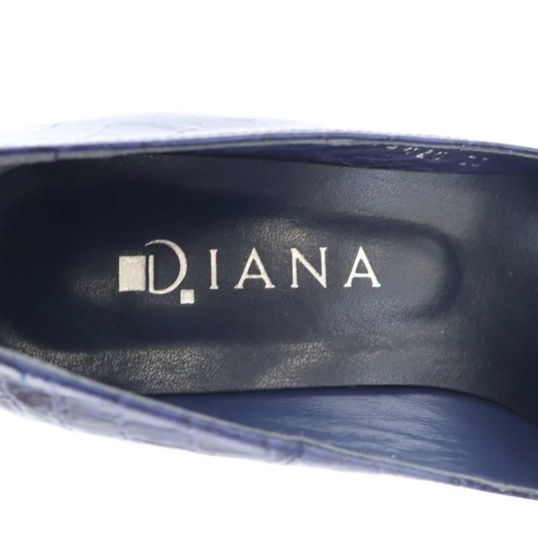 DIANA(ダイアナ)のダイアナ パンプス ハイヒール クロコ型押しレザー ポインテッドトゥ 23cm レディースの靴/シューズ(ハイヒール/パンプス)の商品写真