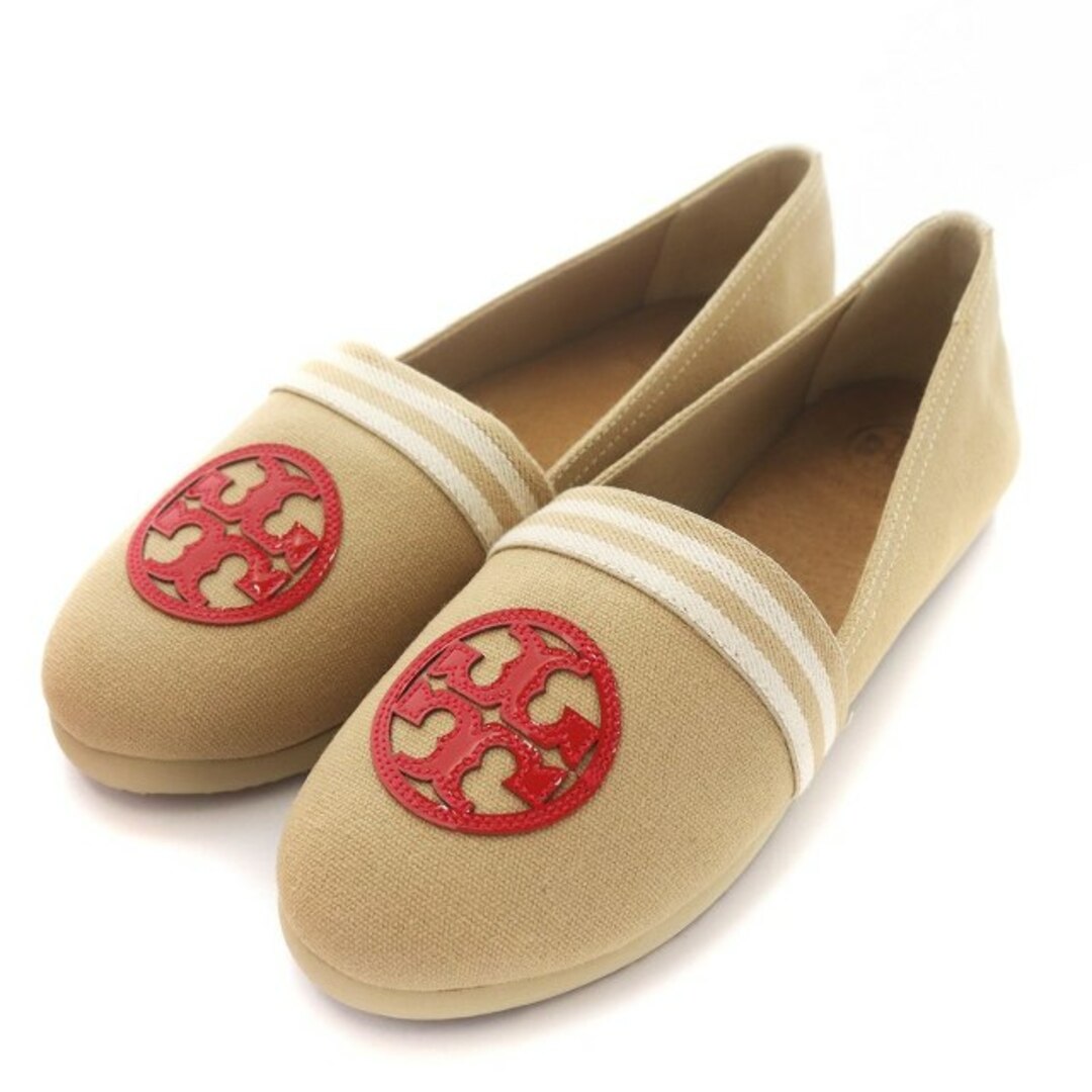 Tory Burch - トリーバーチ スリッポン フラットシューズ ロゴ ライン